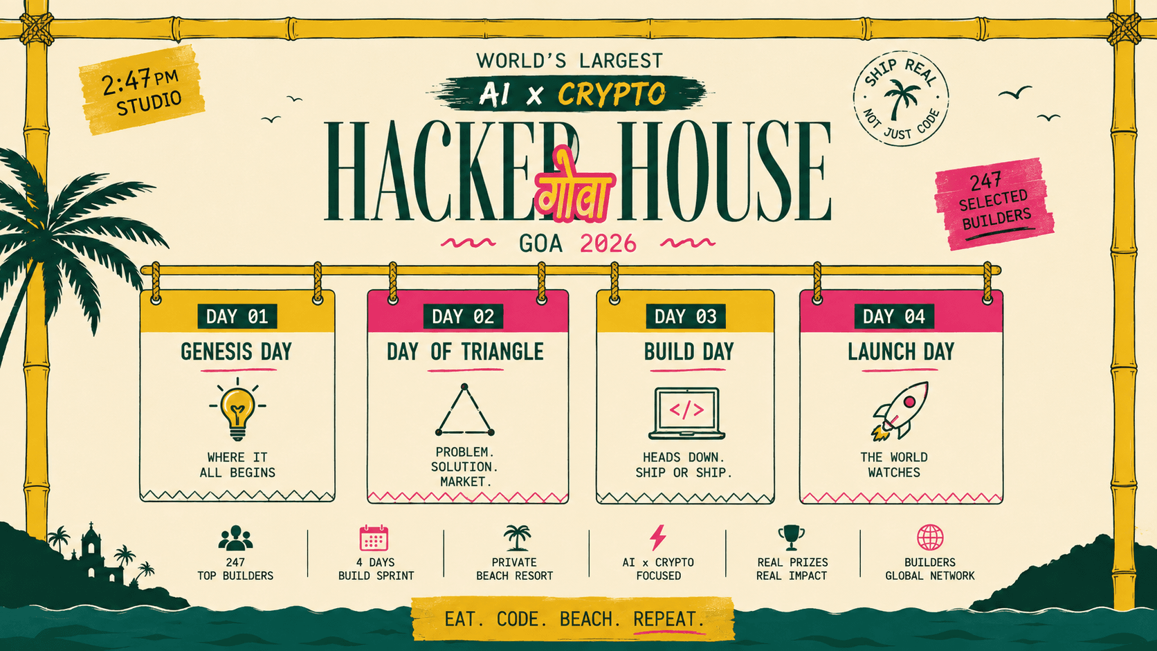 Hacker House Goa Official Brand Banner